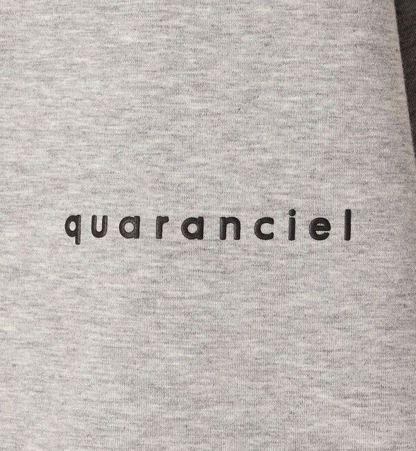quaranciel「quaranciel:〈洗濯機可能〉ポンチ ロゴプリント ポロ スウェット プルオーバー」|スウェット・ジャージ|