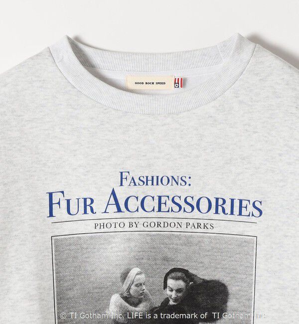 SHIPS any「GOOD ROCK SPEED: LIFE PC フォト ロゴ プリント スウェット」|スウェット・ジャージ|