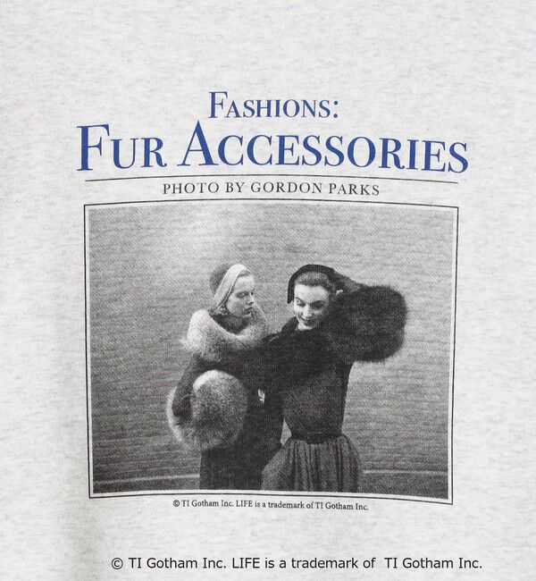 SHIPS any「GOOD ROCK SPEED: LIFE PC フォト ロゴ プリント スウェット」|スウェット・ジャージ|