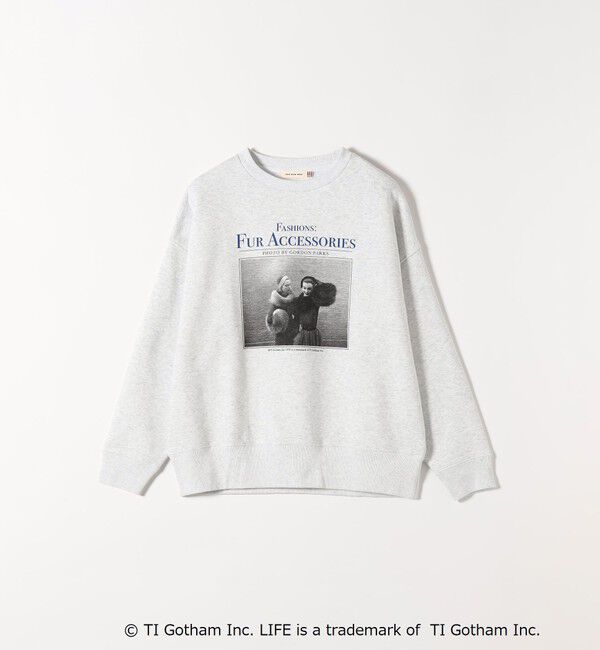 SHIPS any「GOOD ROCK SPEED: LIFE PC フォト ロゴ プリント スウェット」|スウェット・ジャージ|