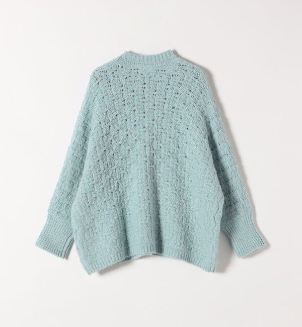 quaranciel「quaranciel:〈手洗い可能〉透かし編み クルーネック ドルマン ルーズ ニット プルオーバー」|ニット・セーター|