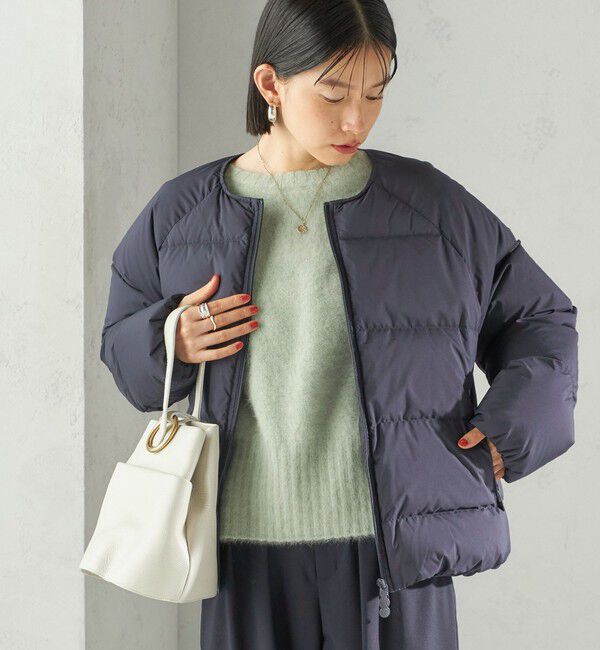 SHIPS for women「【SHIPS別注】PYRENEX: 50th ANNIV ARTNEY ショート」|ダウン|ネイビー