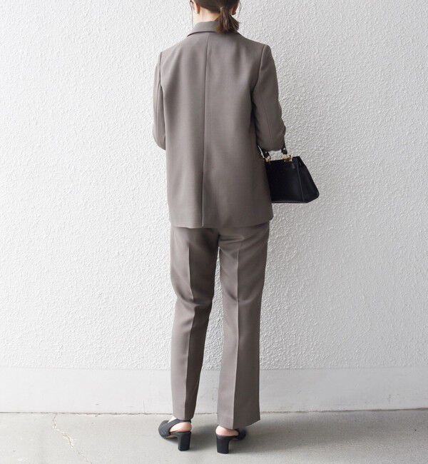 SHIPS any「《一部追加予約》SHIPS any:〈洗濯機可能〉ダブルクロス セミダブル ジャケット［NAVY BLUE］」|テーラードジャケット|