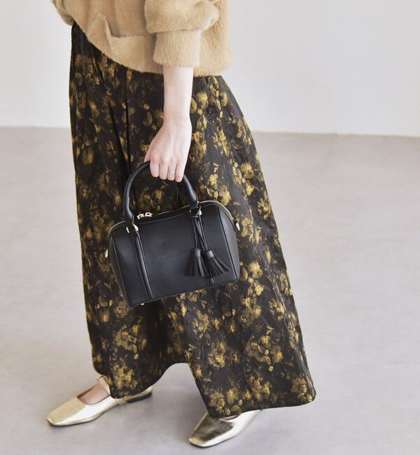 quaranciel「《一部追加予約》quaranciel: 2way タッセル チャーム ミニ ボストン バッグ」|ショルダー・メッセンジャー|