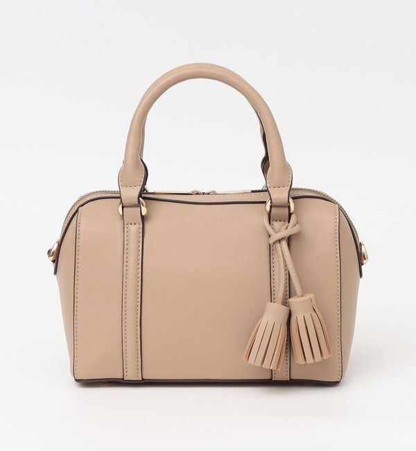 quaranciel「《一部追加予約》quaranciel: 2way タッセル チャーム ミニ ボストン バッグ」|ショルダー・メッセンジャー|