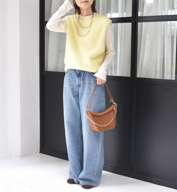 SHIPS for women「杢フォックス カシミヤ ニット ベスト」|ベスト・ジレ|