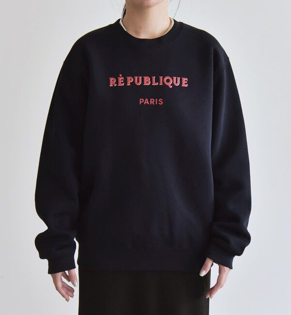 quaranciel「《一部追加予約》ANGE IN DISGUISE:〈手洗い可能〉デザイン ロゴ プリント スウェット」|スウェット・ジャージ|