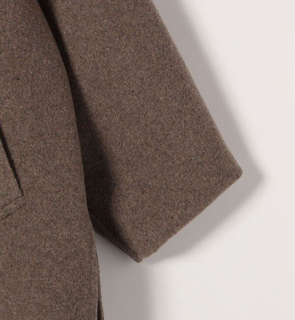 quaranciel「《一部追加予約》quaranciel: リバー スタンド & テーラード ダブルブレスト Aライン コート」|その他|