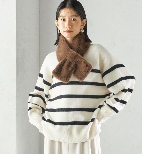 SHIPS for women「〈手洗い可能〉フェイク ファー マフラー」|マフラー|