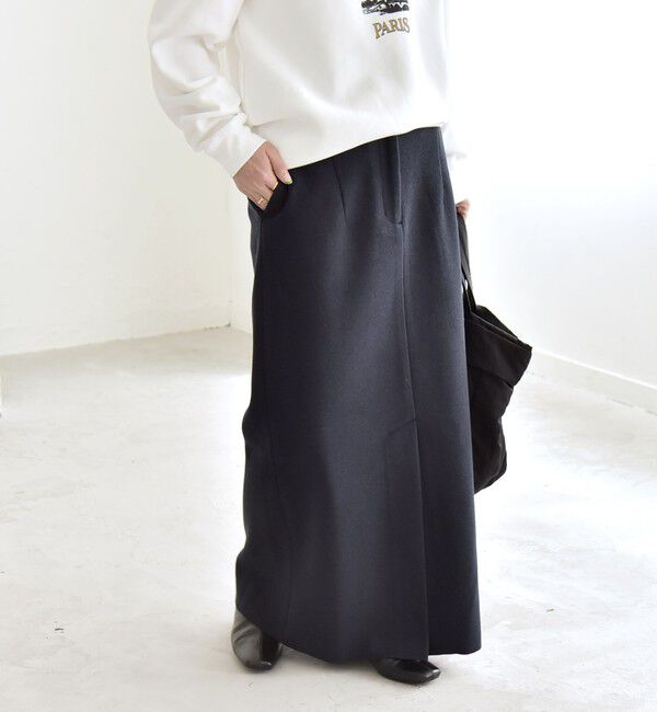 quaranciel「quaranciel: エア ニードル Iライン スリット スカート」|スカート|