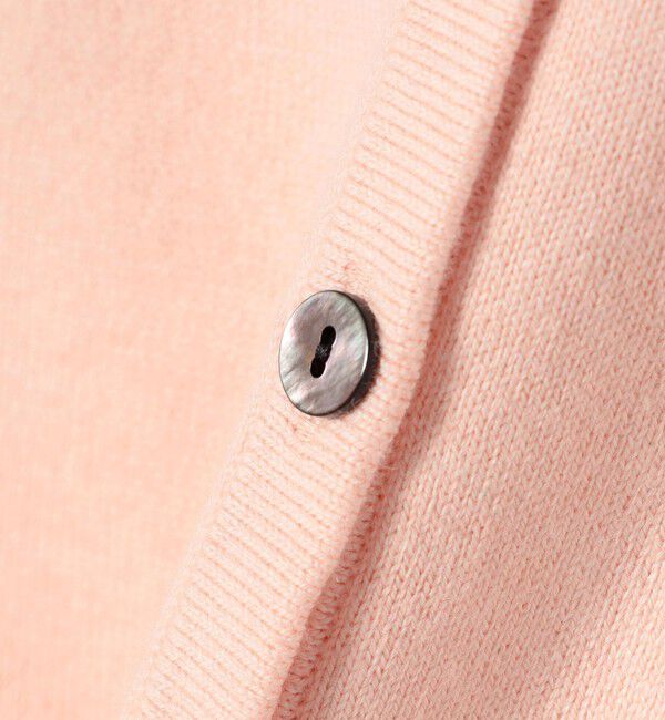 SHIPS for women「〈手洗い可能〉コットン カシミヤ混 スカラップヘム カーディガン」|カーディガン|