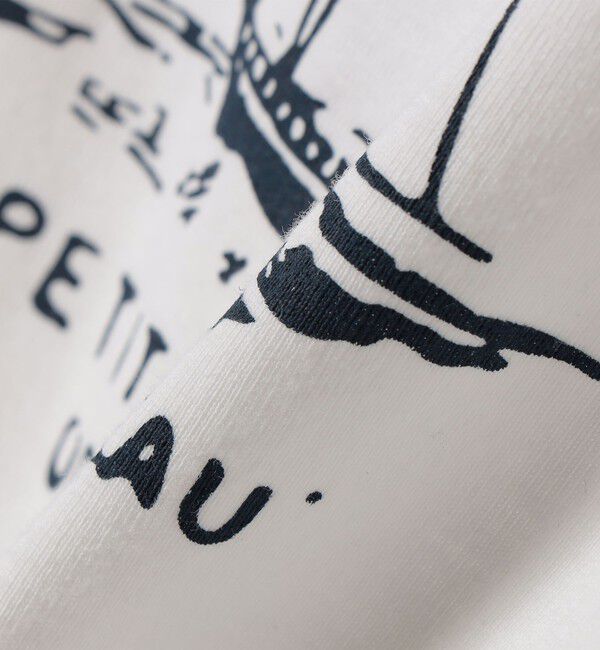 SHIPS any「【SHIPS any別注】PETIT BATEAU: プリント ロン TEE」|Tシャツ・カットソー|