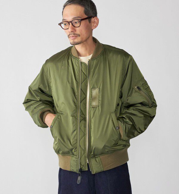SHIPS「【SHIPS別注】SPIEWAK: MA-1 フライト ジャケット」|ブルゾン・スタジャン|