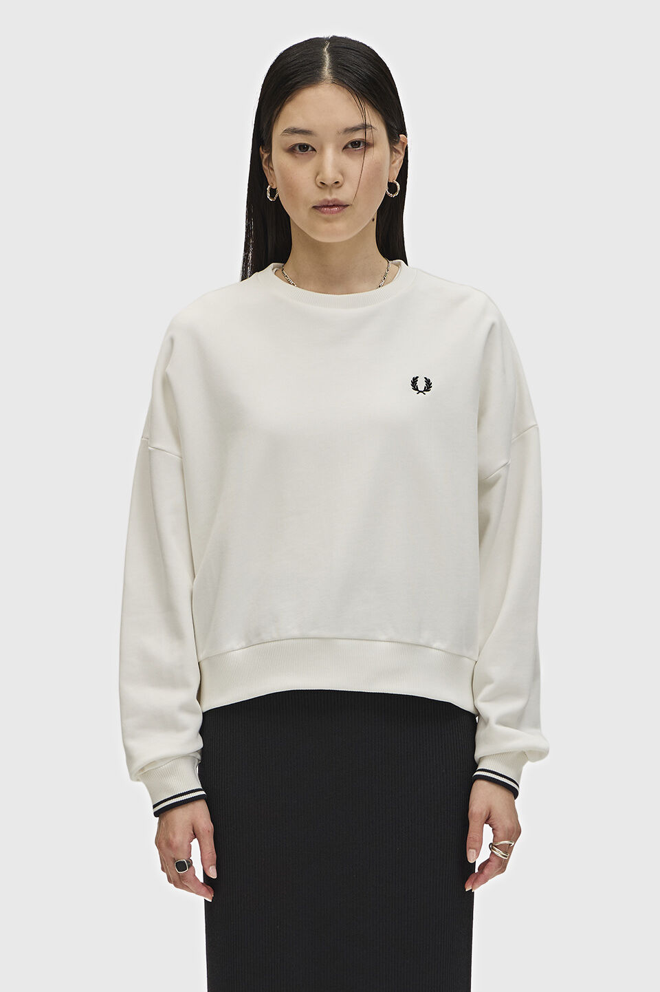  「Tipped Sweatshirt」|スウェット・ジャージ|SNOW WHITE