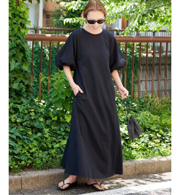 OUTDOOR PRODUCTS Usual Things「バルーンスリーブサマードレス」|ワンピース|