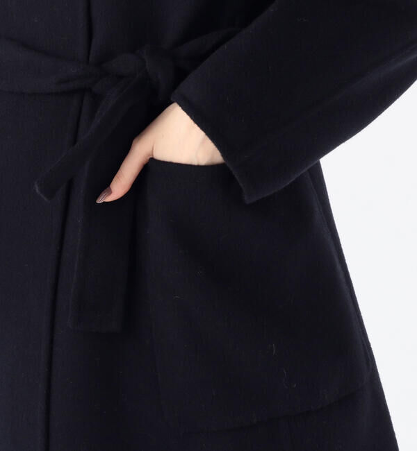 Ballsey「プレミアムウールリバー ノーカラーコート」|ノーカラーコート|