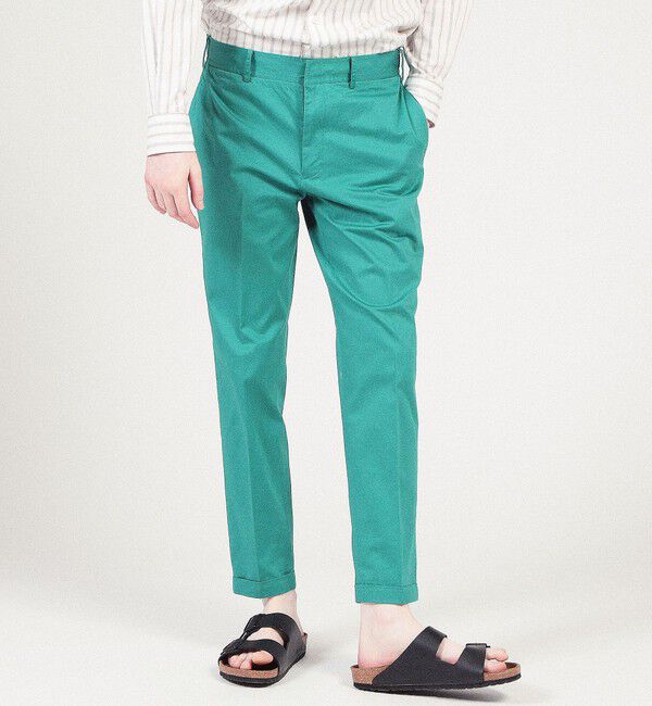 TOMORROWLAND MENS「コットンポリウレタン バックシャーリングスリムテーパードパンツ」|その他|