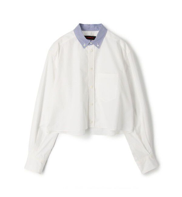 CABaN「コットンタイプライター クロップドシャツ」|シャツ・ブラウス|12 ホワイト系
