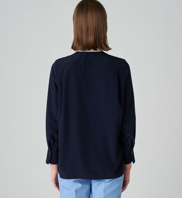 Ballsey「クリアデシン ボウタイブラウス」|シャツ・ブラウス|