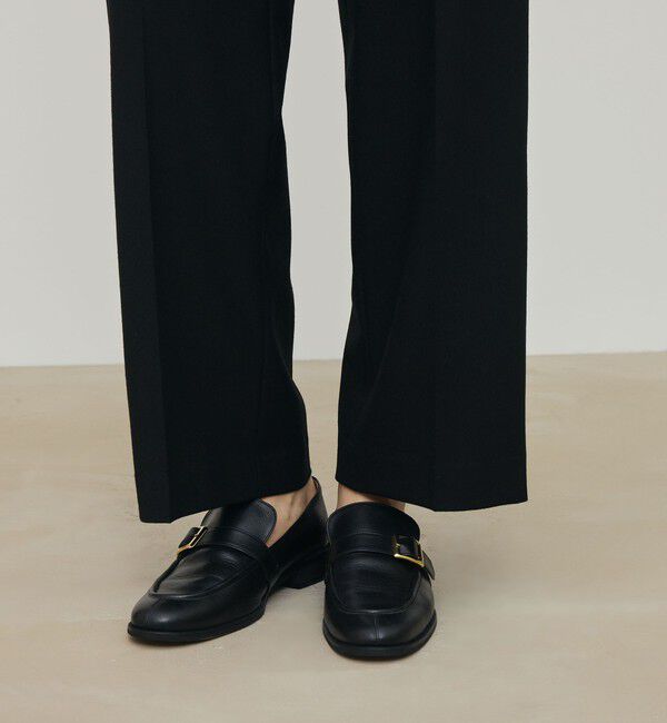 DES PRES「フランネルウールストレッチ セミワイドパンツ」|スラックス|