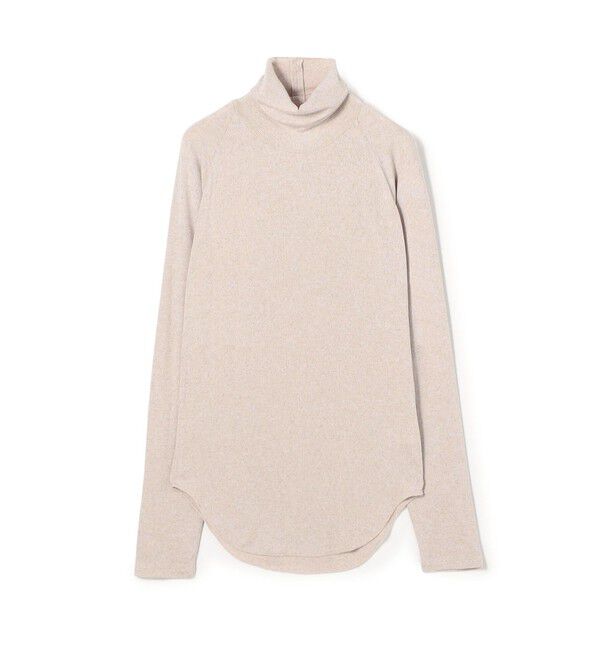 GALERIE VIE「レーヨンカシミヤジャージー ハイネックプルオーバー」|Tシャツ・カットソー|41 ライトベージュ