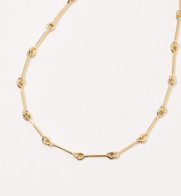 TOMORROWLAND GOODS「LAURA LOMBARDI Treccia Necklace  ゴールドネックレス」|ネックレス|