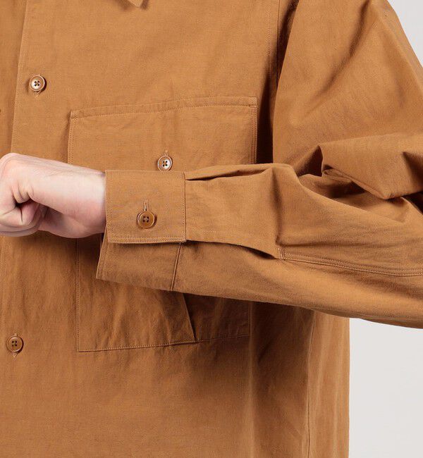 TOMORROWLAND MENS「コットンリネンウェザー ダブルポケットシャツ」|シャツ・ブラウス|