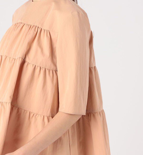 Ballsey「ハイカウントギャバジン ティアードブラウス」|シャツ・ブラウス|