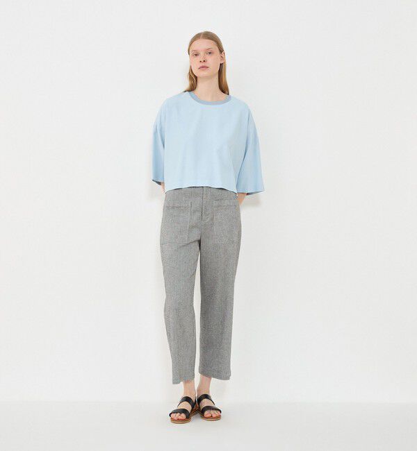 GALERIE VIE「シルクサンドウォッシュ ワイドプルオーバー」|シャツ・ブラウス|