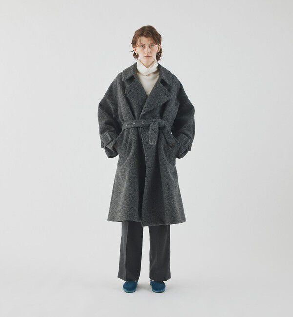 GALERIE VIE「エアブークレーウール ボリュームトレンチコート」|トレンチコート|