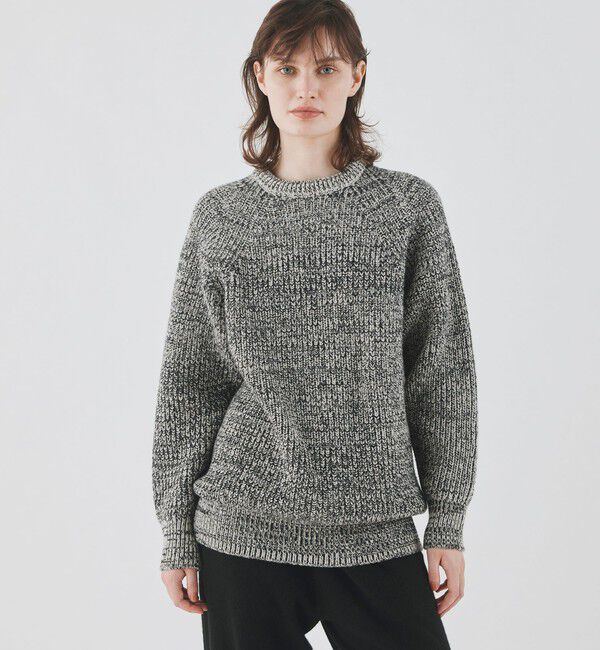 GALERIE VIE「フィッシャーマンズリブ クルーネックプルオーバー」|ニット・セーター|