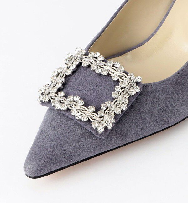 TOMORROWLAND GOODS「TOMORROWLAND スエードビジューパンプス」|パンプス|