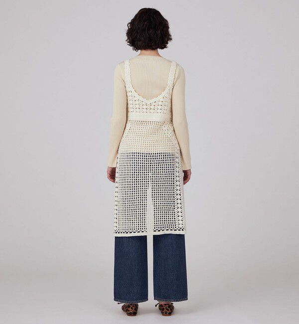 MACPHEE「ハンドクロシェ キャミソールジレ」|ベスト・ジレ|