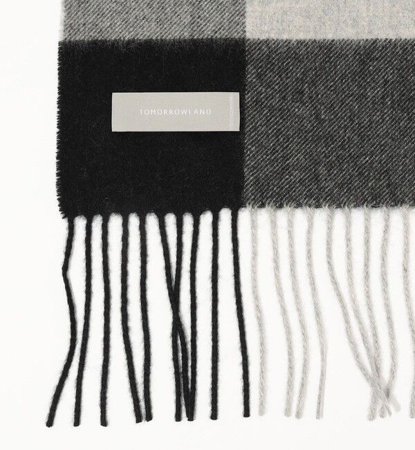 TOMORROWLAND GOODS「TOMORROWLAND チェック カシミヤストール」|ストール|