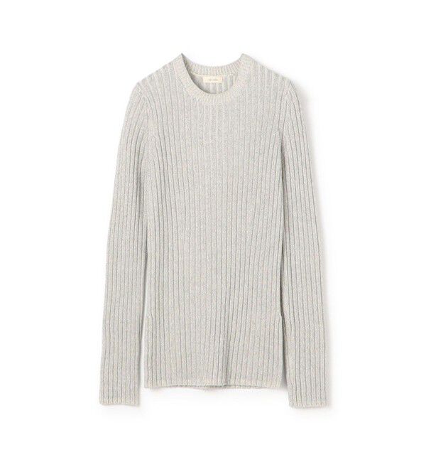 DES PRES「ウールベーシックリブ クルーネックプルオーバー」|ニット・セーター|12 ホワイト系