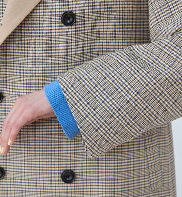 MACPHEE「コットンリバーチェック ダブルブレストコート」|その他|