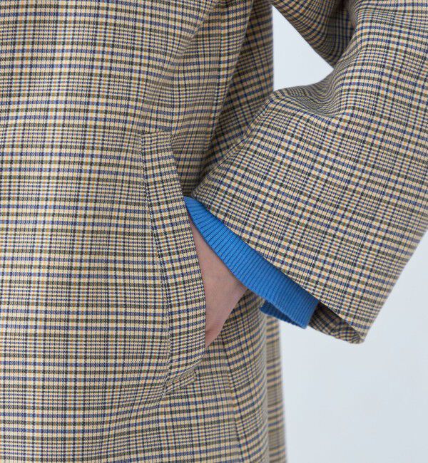 MACPHEE「コットンリバーチェック ダブルブレストコート」|その他|