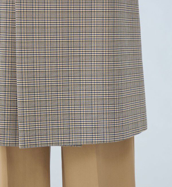 MACPHEE「コットンリバーチェック ダブルブレストコート」|その他|
