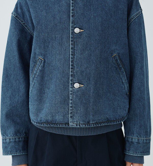 GALERIE VIE「ビンテージブルーデニム コクーンブルゾン」|デニムジャケット|