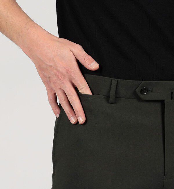 TOMORROWLAND MENS「Super130'sウール ノープリーツ スリムスラックス DRAGO」|スラックス|