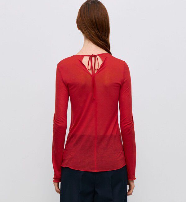 BACCA「テンセルシルク ベーシックカットソー」|Tシャツ・カットソー|