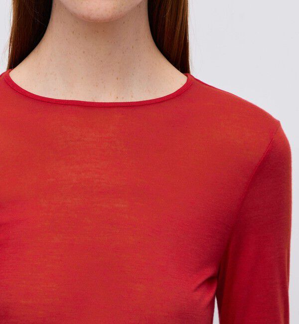 BACCA「テンセルシルク ベーシックカットソー」|Tシャツ・カットソー|