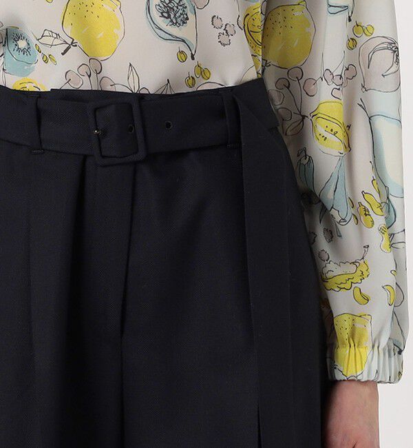 TOMORROWLAND collection「ストレッチオックス ベルテッドパンツ」|その他|