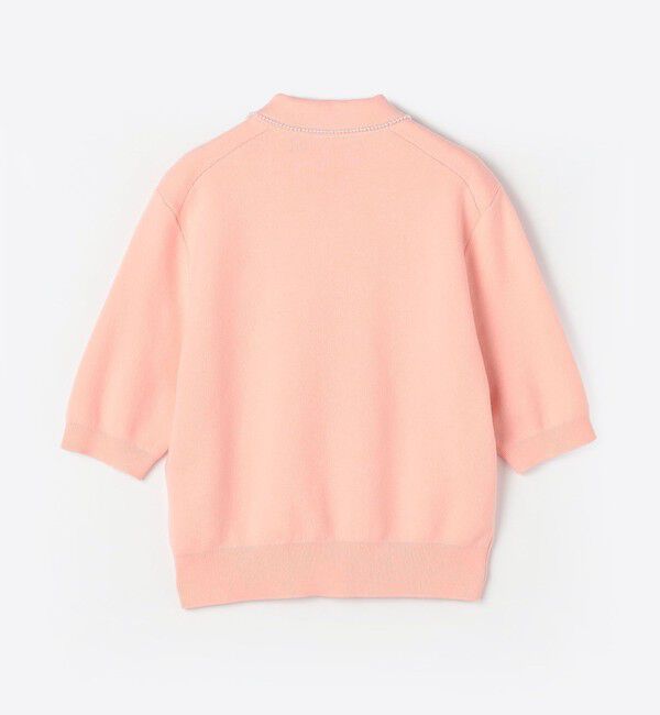 CABaN「コットンカシミヤ パールポロカーディガン」|カーディガン|