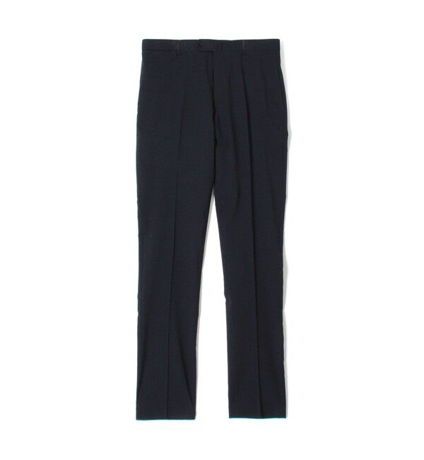 TOMORROWLAND MENS「Super120'sウールポリエステル ノープリーツスリムスラックス」|スラックス|69 ネイビー