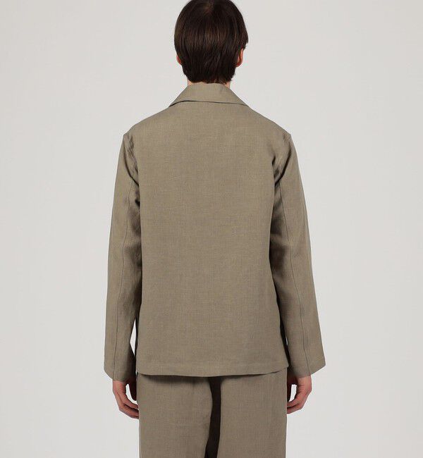 TOMORROWLAND MENS「ベルジャンリネン シャツブルゾン LIBECO」|ブルゾン・スタジャン|