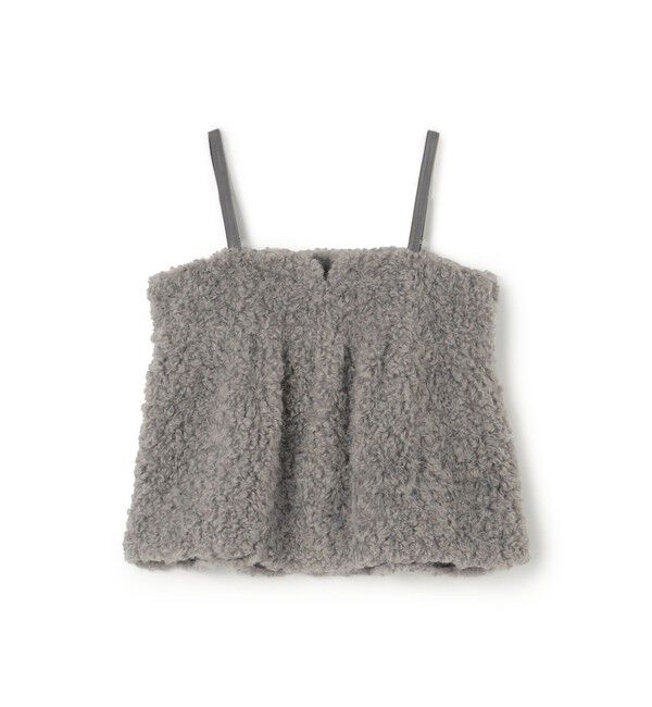 Ballsey「ミックスファー キャミソールプルオーバー」|その他|15 グレー