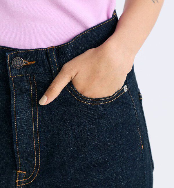 Edition「ワンウオッシュエッセンシャルデニム フレアパンツ」|デニム|