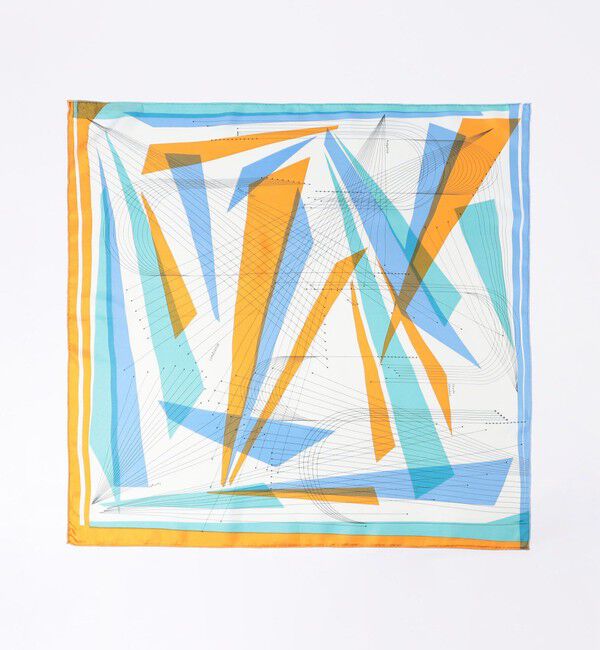 TOMORROWLAND GOODS「manipuri LINE スカーフ」|バンダナ・スカーフ|