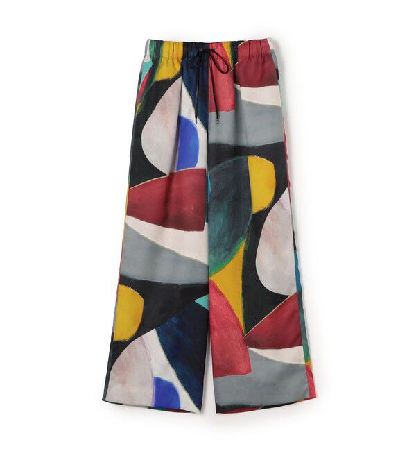 Ballsey「アルテミスプリント 1タックイージーパンツ」|その他|68 ネイビー系